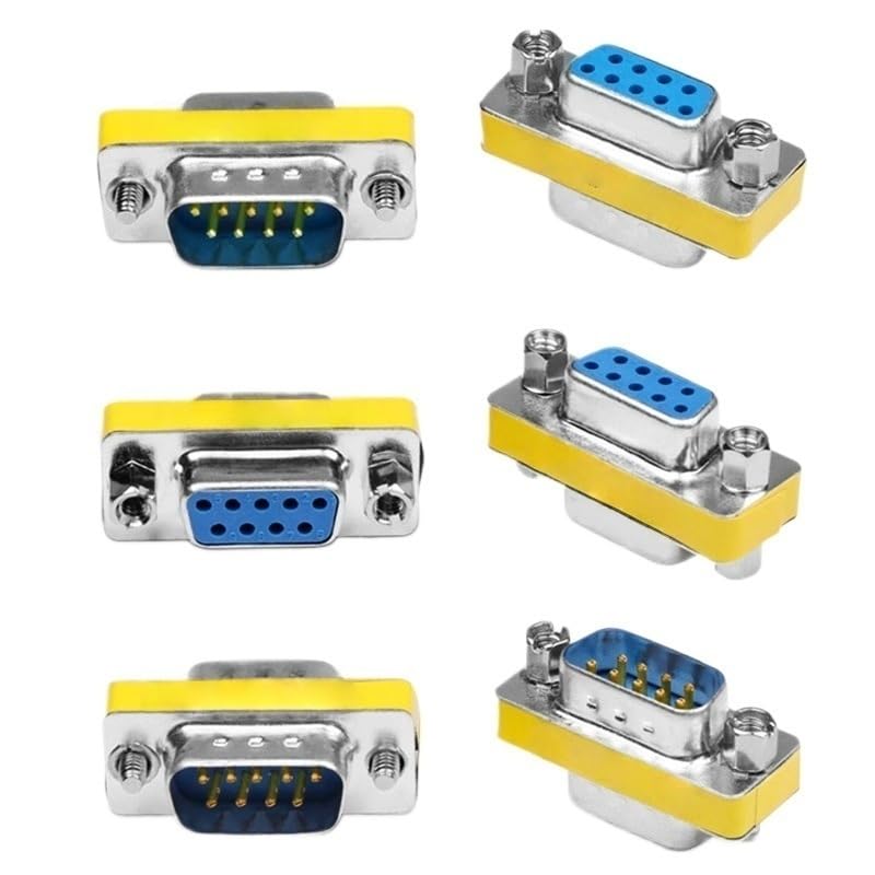 Image of 1pc DB9 RS232 Solderless Connector D-SUB 9 Pin Male Female Plug Socket RS485 Breakout Terminals DB 9-pin Connectors(B)