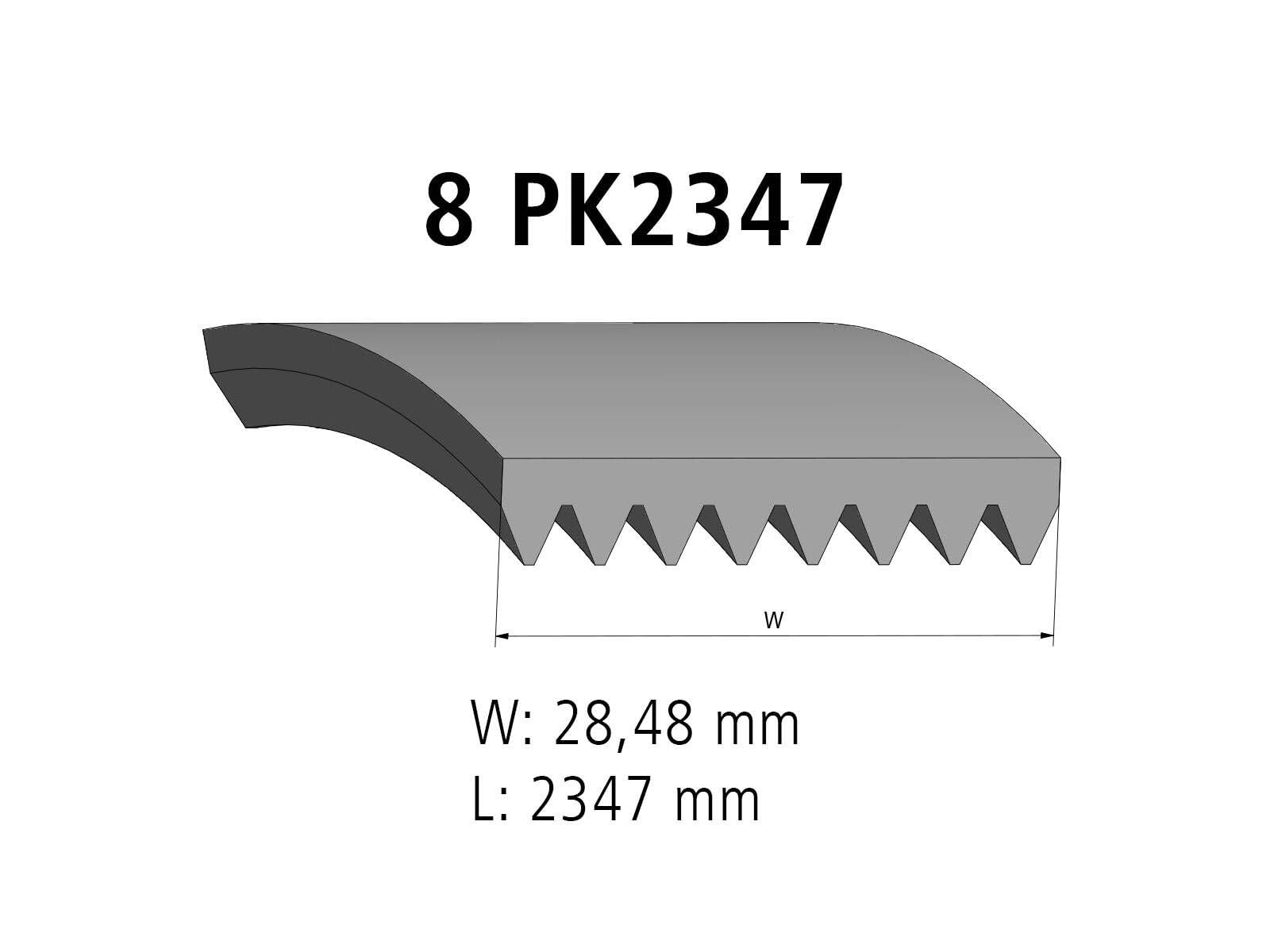 DT Spare Parts 5.41544 Cinghia servizi