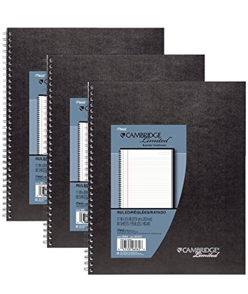 Amazon.com : Mead Cambridge Limited Business Notebooks