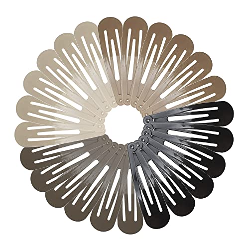 Ainiya Large Snap Hair Clips Women,24 Pcs 3.6 Inch Metal Snap Hair Clips Hair Barrettes For Thick Hair Women Girls #TOP22