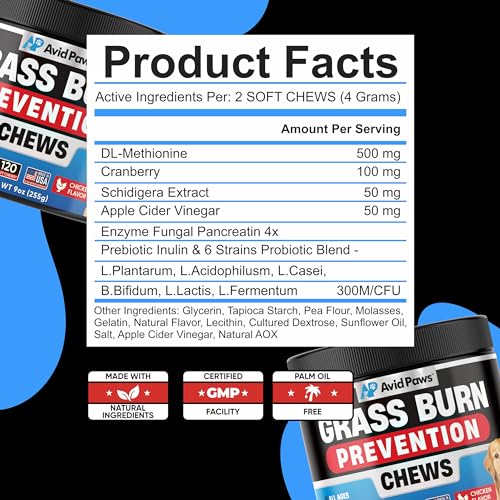 Dog Urine Neutralizer for Lawn  Green Grass Dog Chews Helps Lawn Burn from Dog Urine  Dog Pee Grass Neutralizer  Grass Savers for Dog Urine  Dog Rocks Alternative  Urinary Tract  Bladder Support  Cucciolini Doodles Dog urine neutralizer for lawn  green grass dog chews helps lawn burn from dog urine  dog pee grass neutralizer  grass savers for dog urine  dog rocks alternative  urinary tract  bladder support   cucciolini doodles