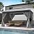 LAUSAINT HOME Outdoor Patio Gazebo 10'x13' with Expansion Bolts, Heavy Duty Party Tent & Shelter with Double Roofs, Mosquito Nettings and Privacy Screens for Backyard, Garden, Lawn, Smoke Grey