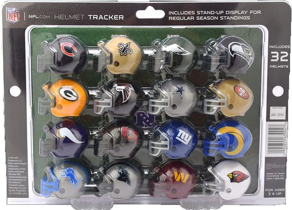 NFL HELMET TRACKER 32個セット Amazon.com: Riddell 32 Piece NFL Helmet Tracker Set