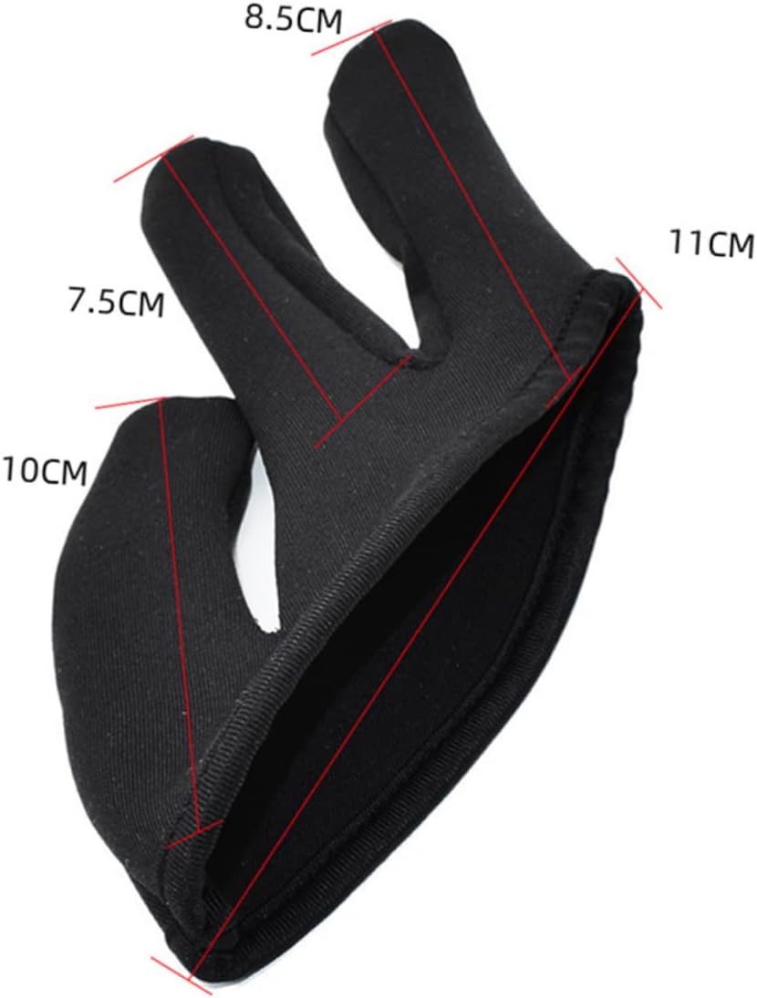 SECFOU Hair Curling Finger Cover Hairdressing Finger Glove Non-Slip Design for Salon Use