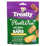 Treatly PlantWise Sweet Potato & Berries Vegan Bars Dog Treats - Plant Based Dog Snacks - 5oz/1 Pack