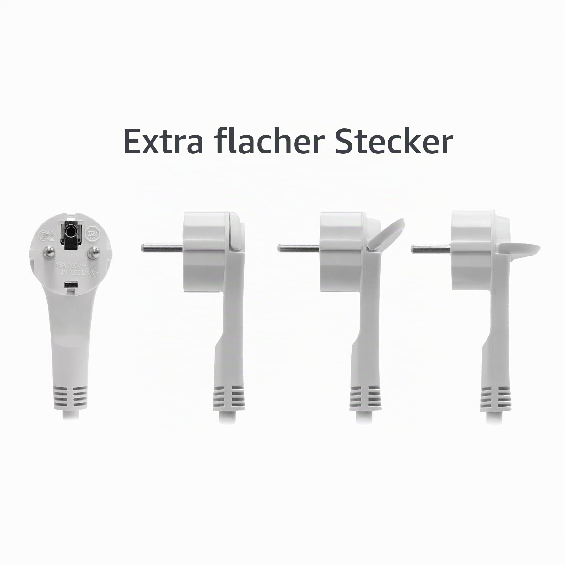 Hombli Steckdosenleiste, 3 AC + 2 USB, Überspannung, 1,5 m Kabel, EU