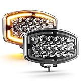 【99% d'adaptabilité】Ce phare pour camion est compatible avec tous les types de véhicules fonctionnant sous 9-30V, notamment les ATV, UTV, SUV, camions, remorques, tondeuses à gazon, camions lourds, excavateurs, bateaux, véhicules agricoles et machines lourdes. De plus, il peut être utilisé pour l'éclairage de jardin, de camping, d'urgence, tout-terrain, de chantier et de nombreuses autres applications d'éclairage intérieur et extérieur.