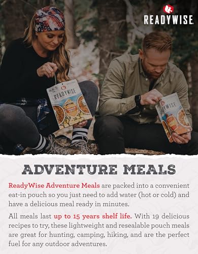 Image of ReadyWise Backcountry Wild Rice Risotto (Single Pouch) Freeze-Dried Backpacking & Camping Food, Vegan, Gluten Free