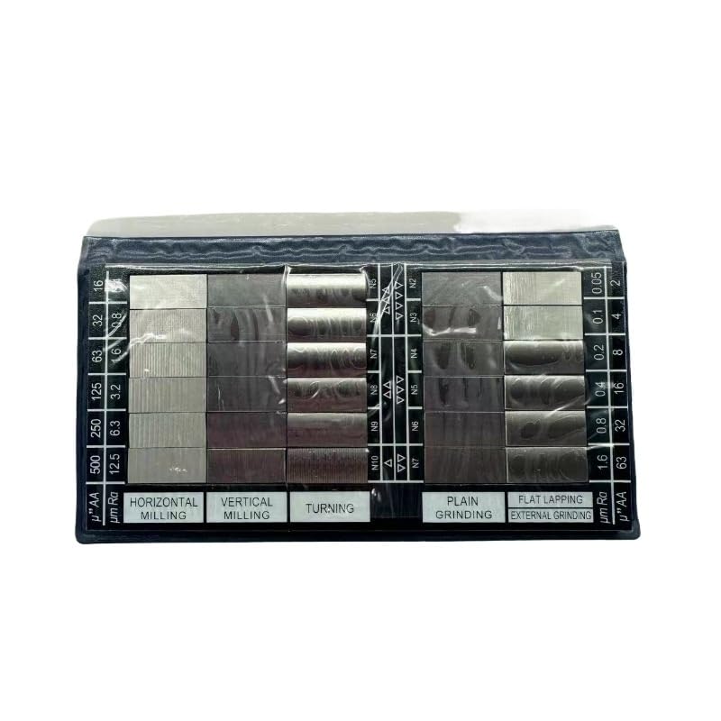 Metalworking Surface Roughness Comparison Samples Laptop Roughness Comparison Blocks for Machinery Manufacturing