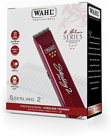 Wahl5 Star Series Sterling 2 Trimmer - Red - Unisex Adults - Hair Trimmer - All Ages
