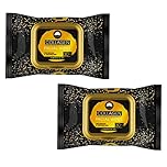 2 Pack Collagen Infused Face Wipes Sensitive Skin Clean Facial Daily Aloe Vera Extract Rejuvenate Soothe Moisturising Skin for Women & Men Makeup Remover 60 Wipes