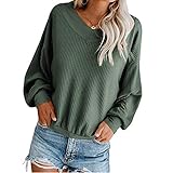 jersey woman limited el corte ingles  LIEBE721 Women Sweater Otoño de la Mujer de Invierno Suelta Mangas largas con Cuello en V Jersey Tops Blusa