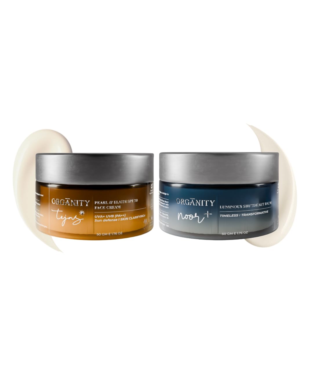 Organity Plump Bombs AM-PM Moisturiser Combo – Noor Night Balm & Tejas SPF 30 Day Cream | Hydrating Face Moisturizer for G... - Review, Price and Buying Guide