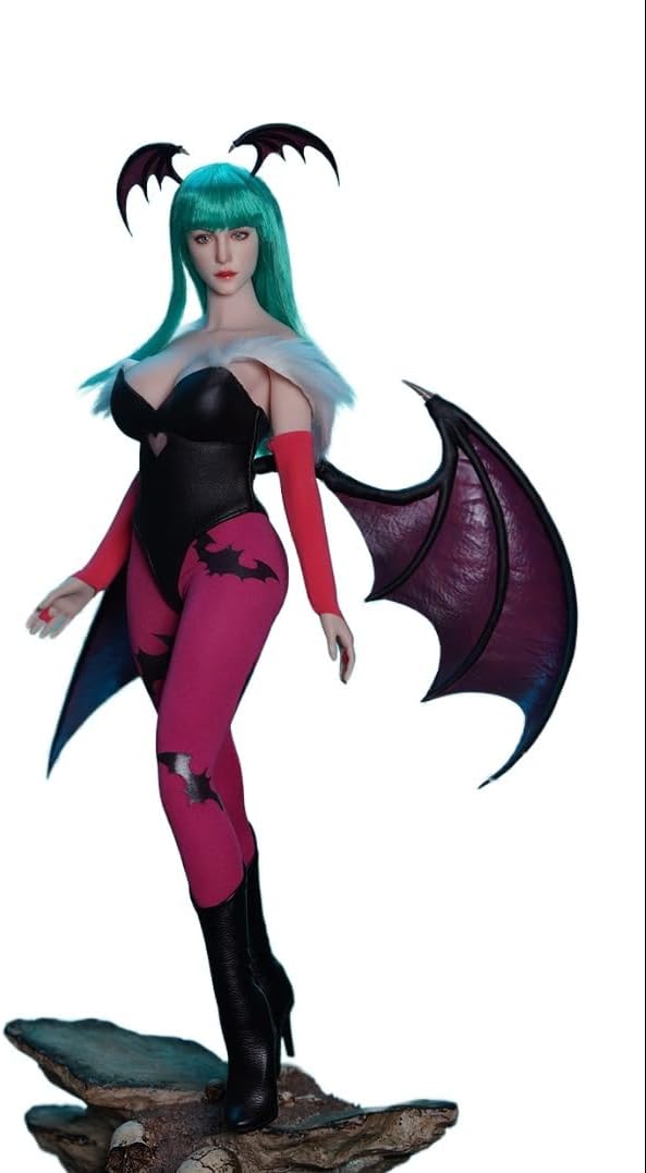 Super Duck SET071A 1/6 Scale Female Doll Accessories Witch Head Sculpt and Costume Set for 12 inch Woman Action Figure