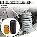 Motoforti Front Suspension Bump Stop Shock Absorber Strut Boot Kit, for BMW X3 X4 X5, Rubber, No.31336787104, Black Yellow, 1 Set