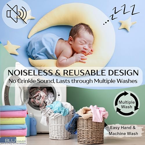 Image of Quick Drysheet for Baby - Waterproof & Extra Absorbent (Small Pack of 5) | Instadry Bed Protector Sheets | Washable Reusable Mattress Protector for New Born Babies Toddler Kids Children - Multicolor