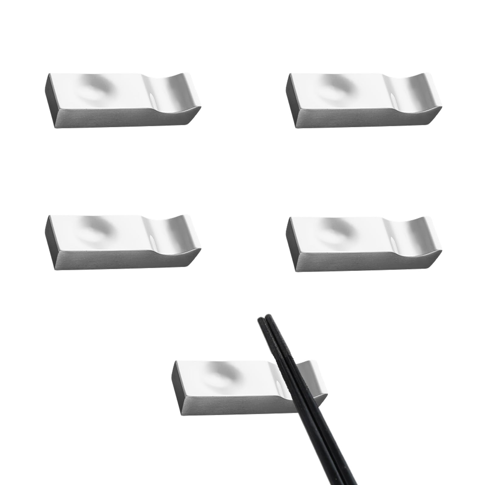 MRKU Chopstick Rest Chopsticks Holders Restaurant Stand,Stainless Steel,Knife For The Table,Chinese Spoon,Multifunctional
