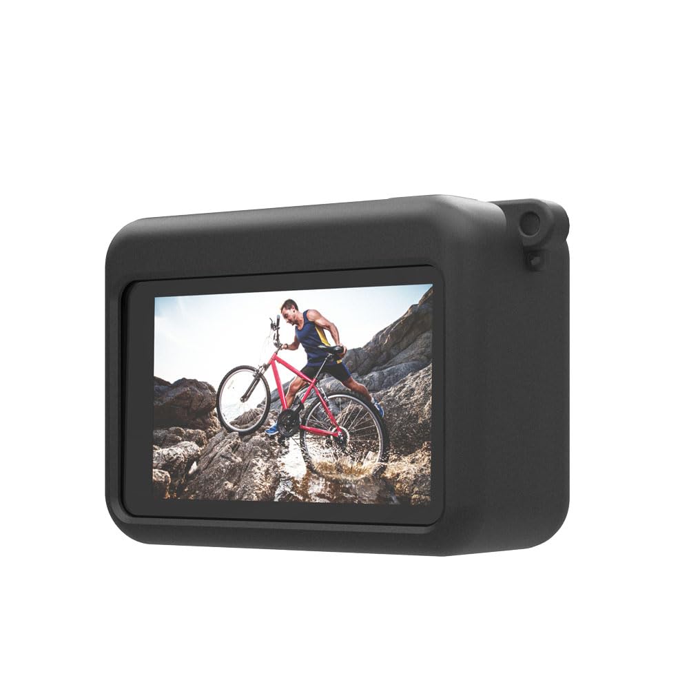 Silicone Protective Case Lens Cap for insta360 ACE Camera Anti-Scratch & Protective Skin Silicone Case Protective Cover Accessories (Black)