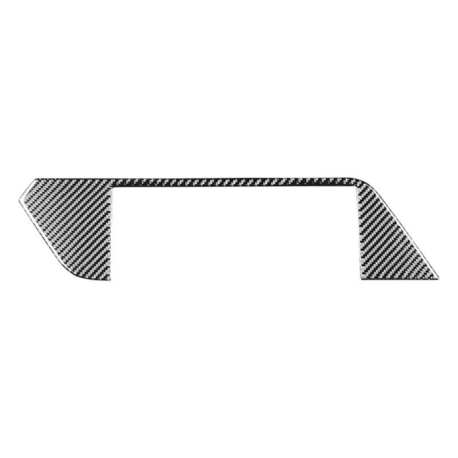 Piwine Black Carbon Fibre Carbon Fiber Car Central Control Navigation Panel Trim Cover Frame Stickers For Z4 Series G28 G29 2019-2023