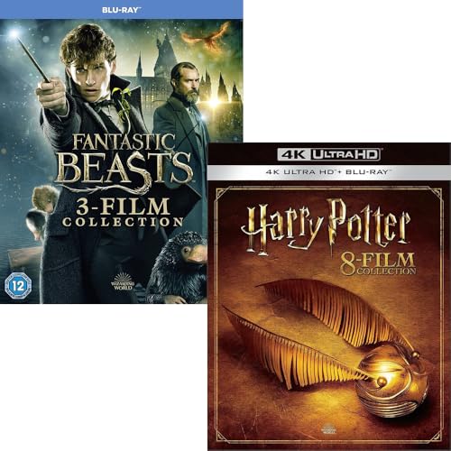 Image of Harry Potter Complete 8 Movie Collection 4K UHD & Fantastic Beasts Trilogy Blu-ray Box Set [Blu-Ray]
