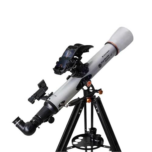 Celestron 22450 StarSense Explorer LT 70AZ Refractor Telescope, 32 Inch Tube Length, f/10 Focal Ratio, Silver/Black
