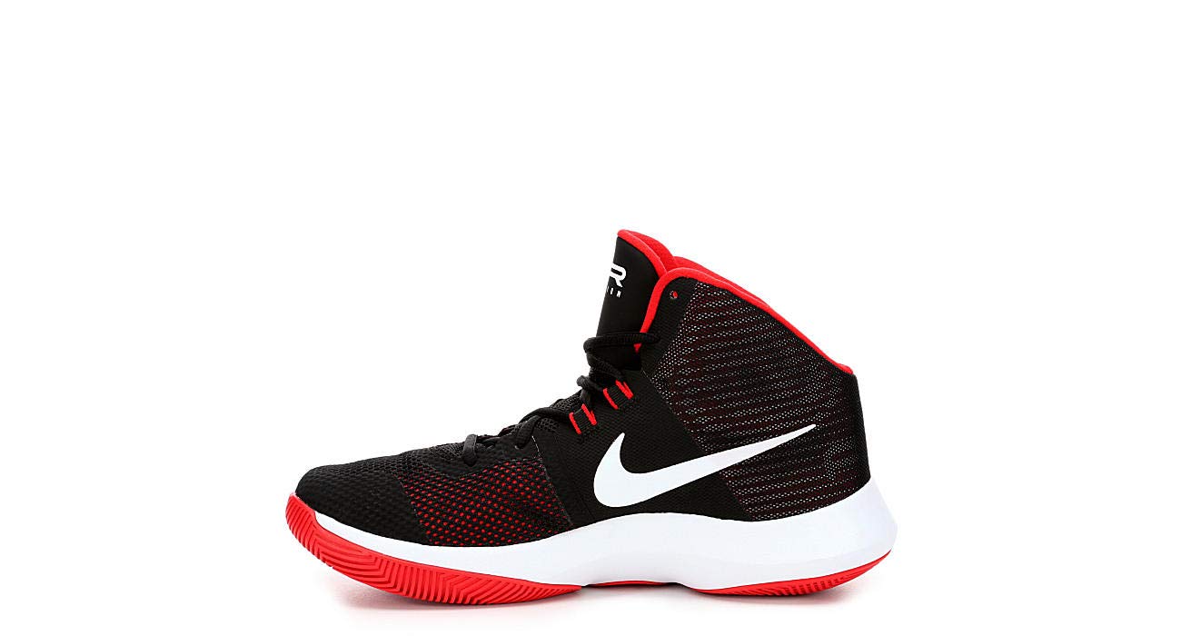 Nike Air Precision II Mens Basketball Shoes Black Red White 898452-006 Size 14 Nike Air Precision NBK Black University Red for Sale  main image 3