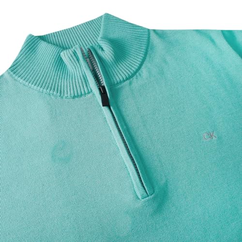 Calvin Klein Men's Campus 1/2 Zip All Season Easy Care Sweater3