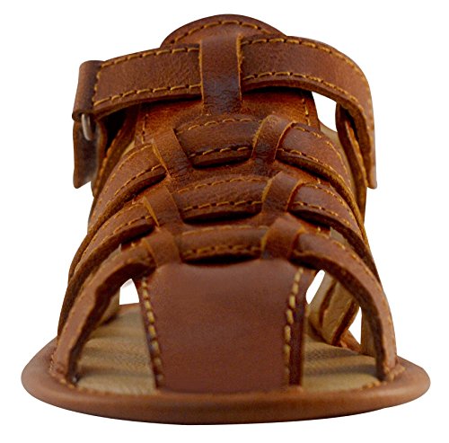Baby Boys Caramel Sandal Leather Shoes Thomas4
