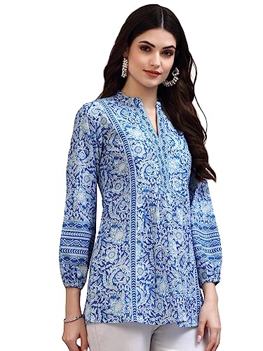 rytras blue rayon top – image 3