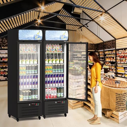 Image of IDEALHOUSE Commercial Display Refrigerator 11.3 Cu.ft