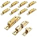 Uenhoy 10 Pcs Solid Brass Cabinet Door Catch, Dual Ball Tension Latch 2