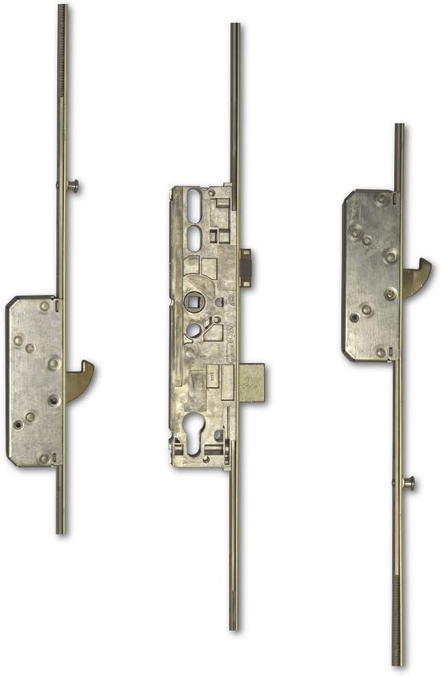 ROTO H600 3RDL2201 Latch & Deadbolt Single Spindle - 2 Hook 2 (V Cam) Mushrooms