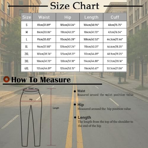 Pantalon cargo pour homme jambe droite pantalon de randonnée imperméable et jogging - 6
