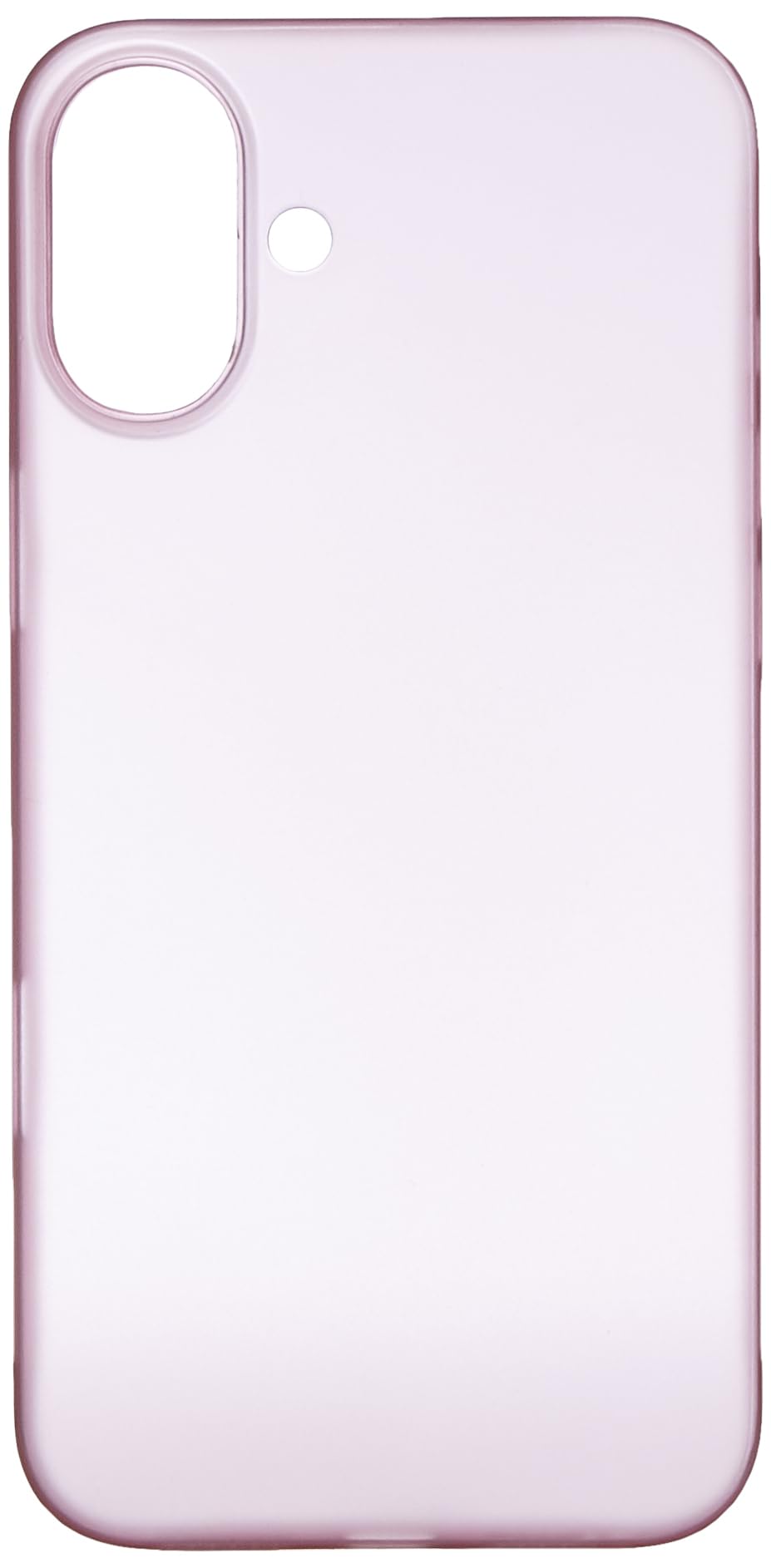 ExpressB® for iPhone 16 Plus Case Back Cover | Zero Drop Protection | Perfect for Minimalists | Ultra Thin Anti Scratch Matte Finish Case for iPhone 16 Plus (Peach Pink)