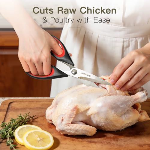 image for Astercook Kitchen Scissors All Purpose Heavy Duty,3 Pack Kitchen Shear