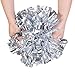 XXMU 2 Pack Cheerleader Pom Poms Sports Dance Cheer Plastic Pom Poms Cheerleading Poms for Sports Team Spirit Cheering Football Soccer Basketball Baseball Tennis,Halloween Christmas Holiday