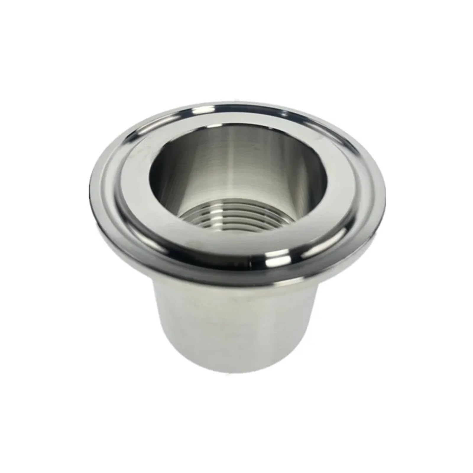 Adaptadores DN32 DN40 3 uds 5 uds for calentador sanitario de acero inoxidable SS304 accesorios de tubería de virola roscada hembra tri-abrazadera(5PCS DN40)