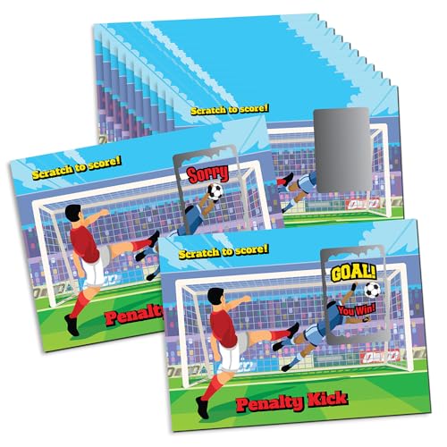 My Scratch Offs Soccer Penalty Kick Game Cards 26 Pack