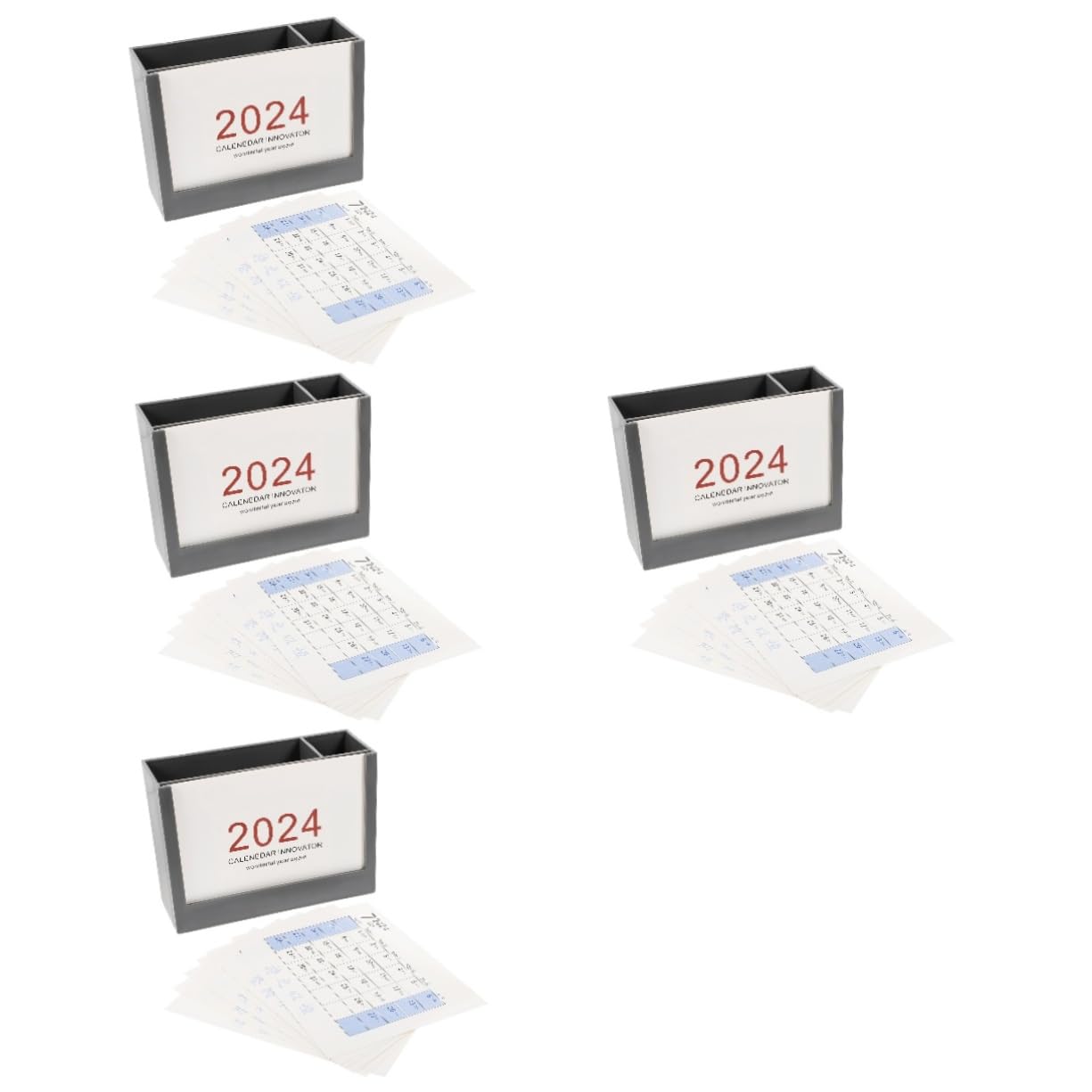 Operitacx 4piezas Organizador De Escritorio De Plástico Multifuncional Soporte Para Lápices y Cepillos De Maquillaje Contenedor Para y