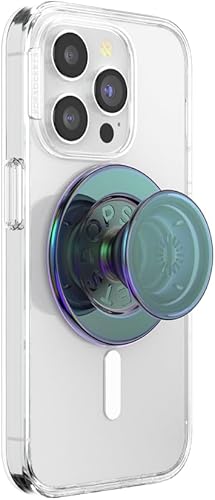 Miniatura 10 de PopSockets Agarre para teléfono con soporte magnético, parte superior intercambiable, sujeción segura para fundas MagSafe de iPhone, agarre para