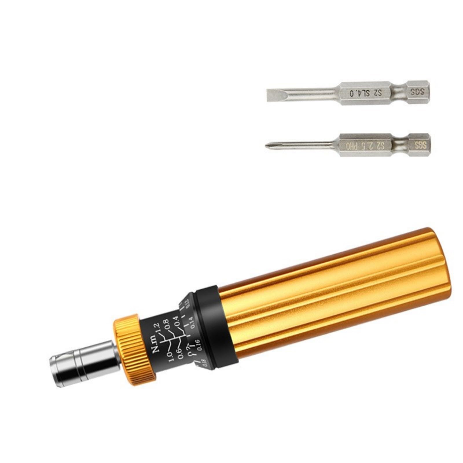 Tsophreniq Asq 1.2 Torques Screwdriver With Universally 6.35Mm Hexagonal Shank For Multimodel Fastener Applications Resistant Alloy Steel Torques Screwdriver