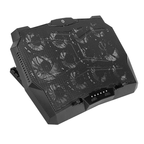 Base para laptop con 12 ventiladores y altura ajustable miniatura 5