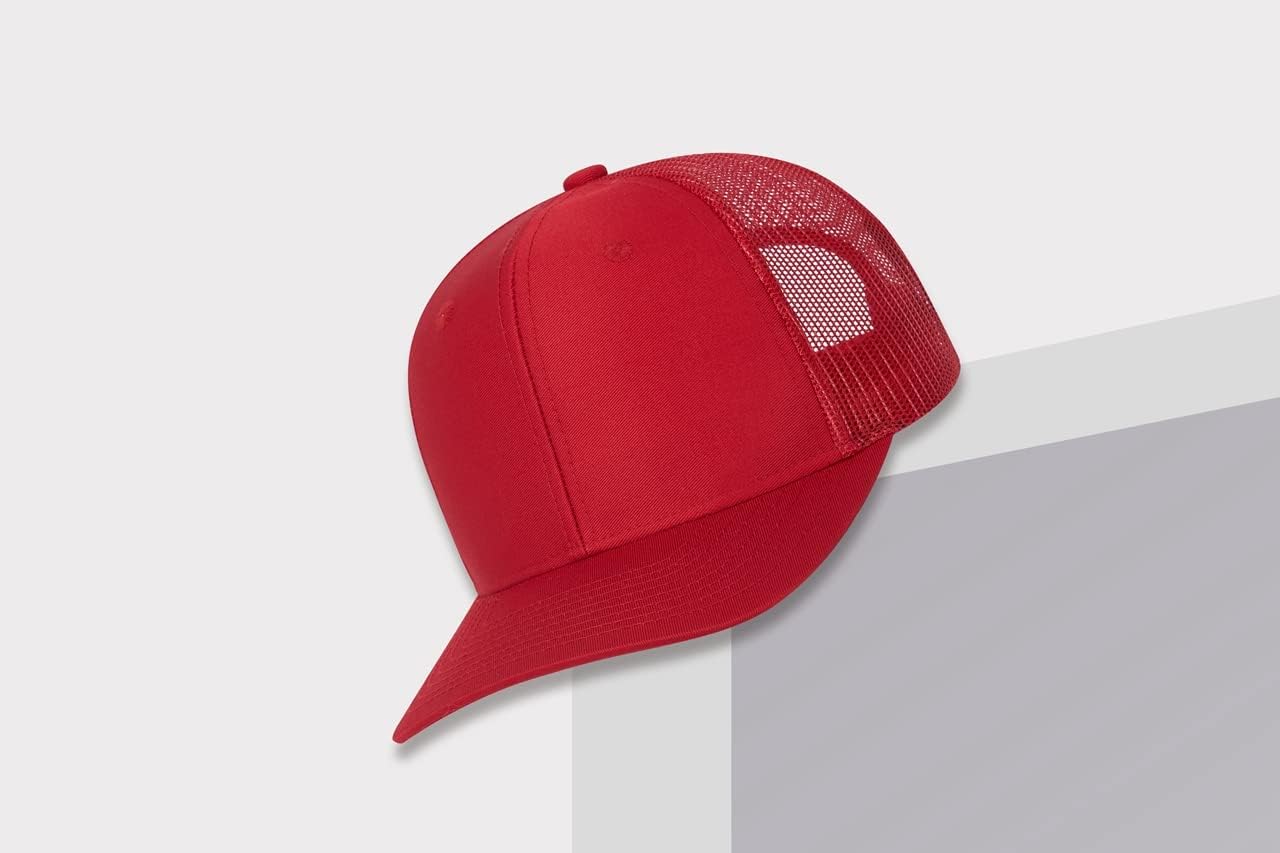 Custom Embroider 112 Trucker Cap with Your Logo/Text,Personalized Adjustable Baseball Cap Casual Sun Peak Hat for Dad Gifts - Image 6