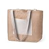 Sac toile de jute personnalisable - Cabas toile de jute avec votre Texte, Image, Logo… [ Sac de plage femme ] #2