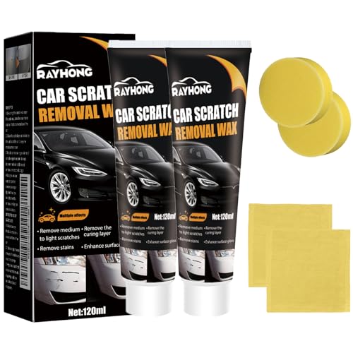 2026 Upgraded Scratch Remover for Vehicles, Car Scratch Remover with Wipe and Sponge, Car Scratch...