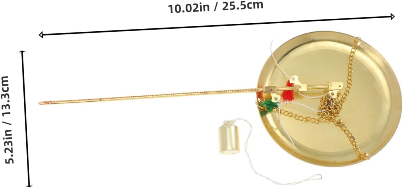 Alipis 500g Small Copper Scale for Chinese Medicine Weighing Accurate Gram Measurement for Tea Dried Fruit and Jewelry Corrosion-resistant Design for Home Use