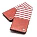 Produktbild QIOTTI Hülle Kompatibel mit iPhone SE 2020 iPhone 8 iPhone 7 Ledertasche aus Hochwertigem Leder RFID NFC Schutz mit Kartenfach Standfunktion in Rot