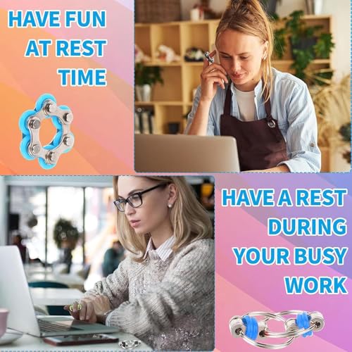 AHEJIOO Fidget Toys Set 16 Stück, Anti Stress Spielzeug Box für Erwachsene und Jugendliche, Fingerspielzeug zur Beruhigung bei Nervosität, Geräuschloses Handspielzeug für Büro