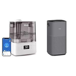LEVOIT Humidifiers for Bedroom Large Room Home 6L Air Purifiers for Home Large Room Covers Up to 3175