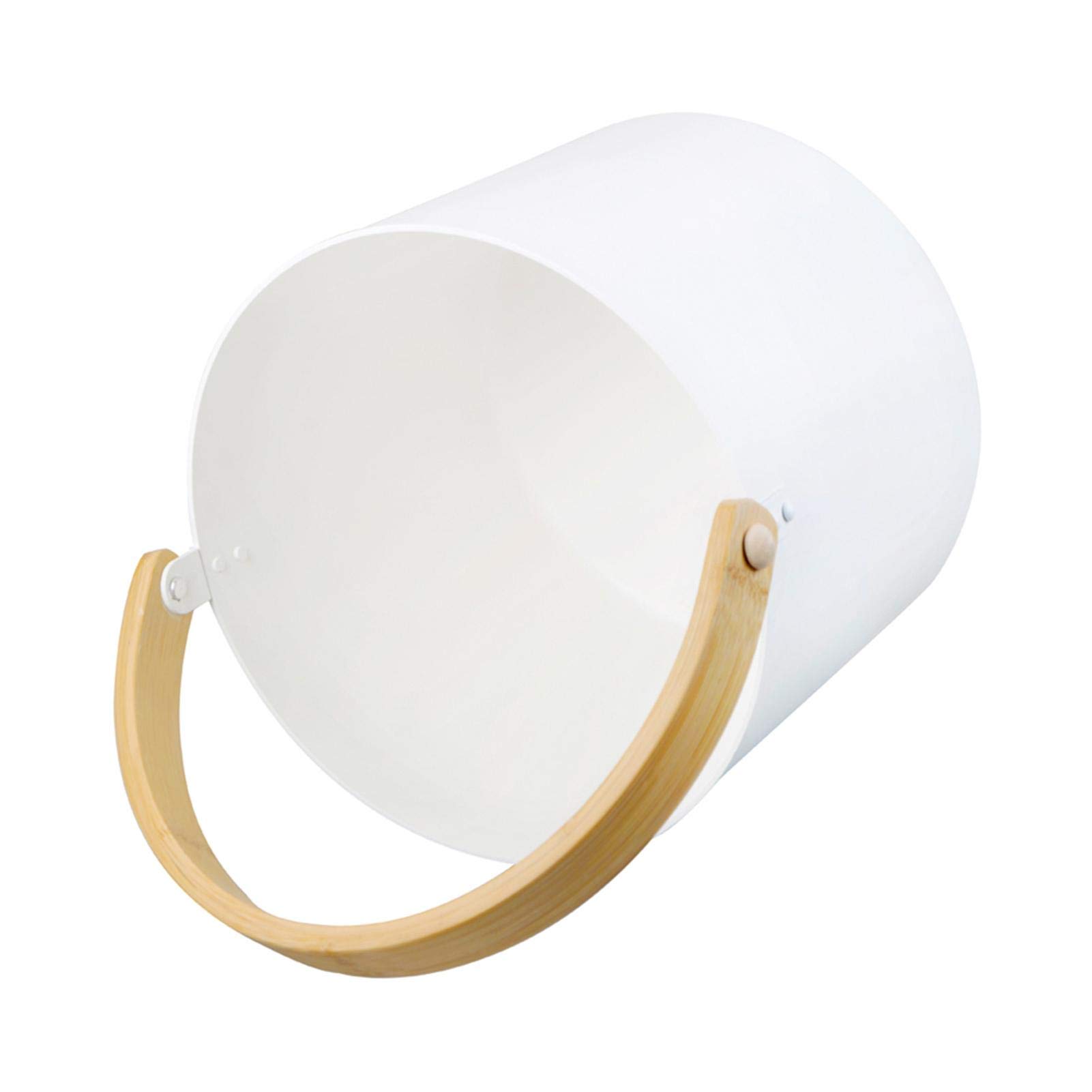 Cubo de sauna de aluminio con cucharón a juego, juego de de sauna de aluminio de 7 litros con mango largo y cuchara